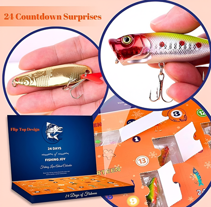 Fishing Tackle Advent Calendar 24 Day Christmas